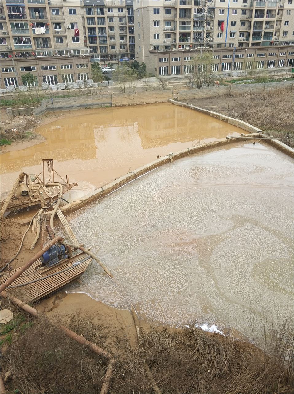 兴隆华侨农场沉淀池淤泥清理-厂区废水池淤泥清淤
